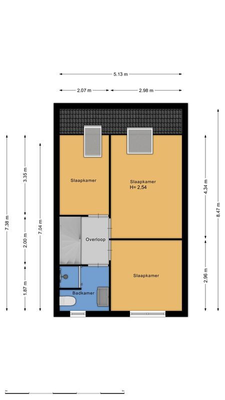 Rembrandtlaan 23 Floorplan Blur 1