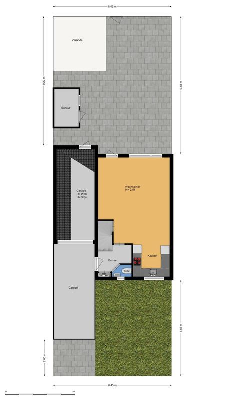 Rembrandtlaan 23 Floorplan Blur 3