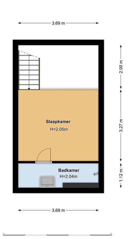 Anthoniedijk 9-L Floorplan Blur 1