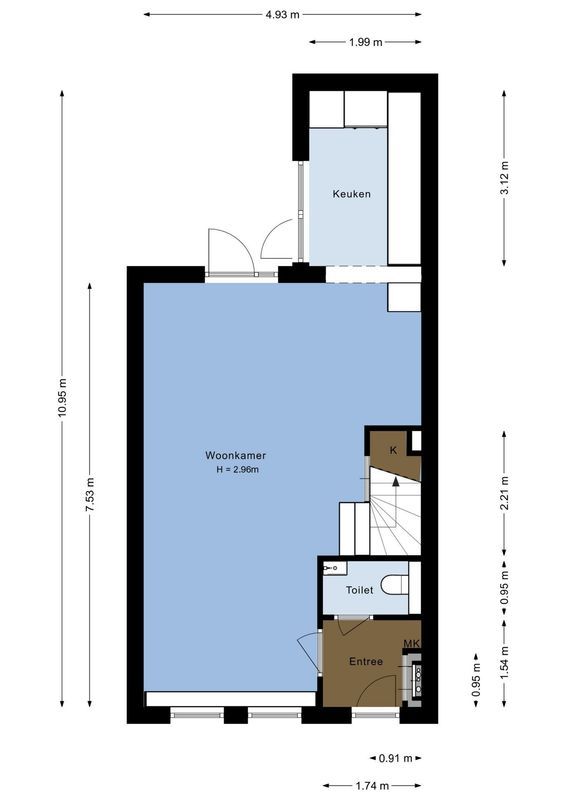 Beverstraat 45 Floorplan Blur 0