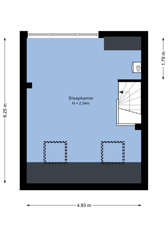 Beverstraat 45 Floorplan Blur 2