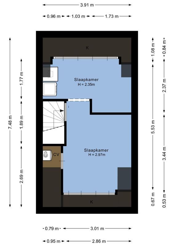 Zonzijde 33 Floorplan Blur 2