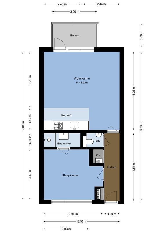 Amsterdamsestraatweg 831-H Floorplan Blur 0