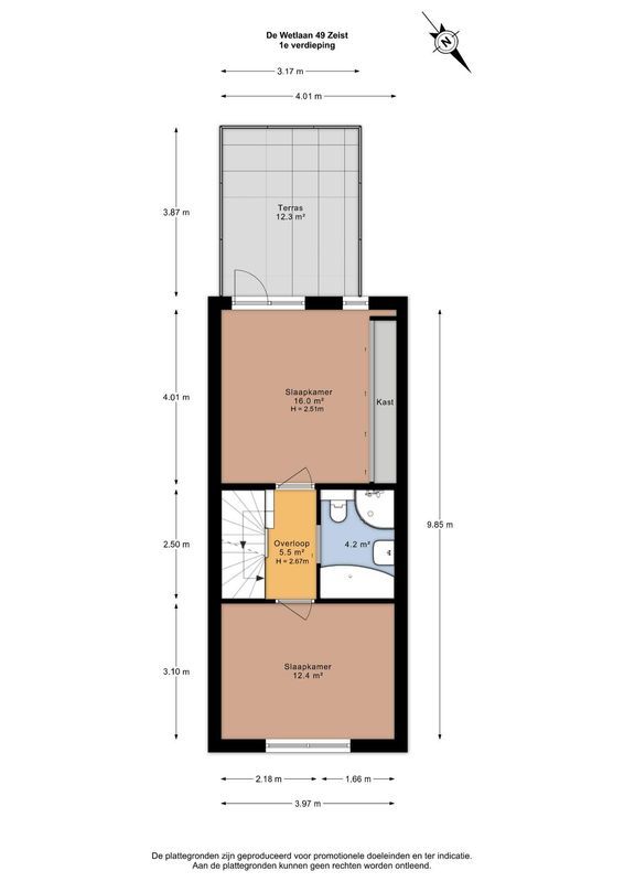 De Wetlaan 49 Floorplan Blur 4