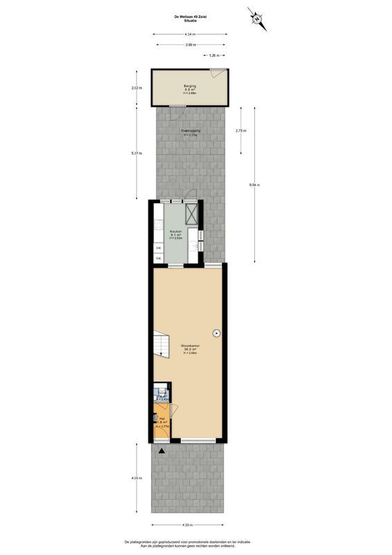De Wetlaan 49 Floorplan Blur 1
