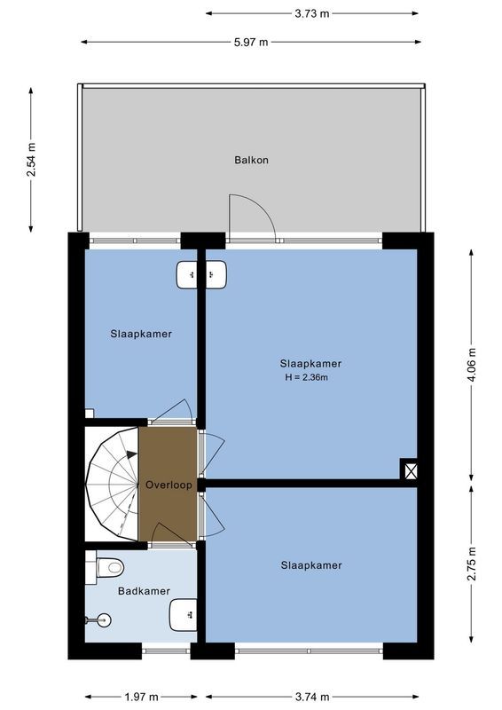 Klokjeslaan 82 Floorplan Blur 1