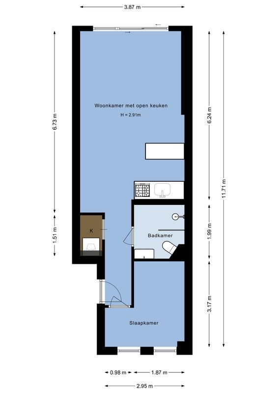 Narcisstraat 11 Floorplan Blur 0