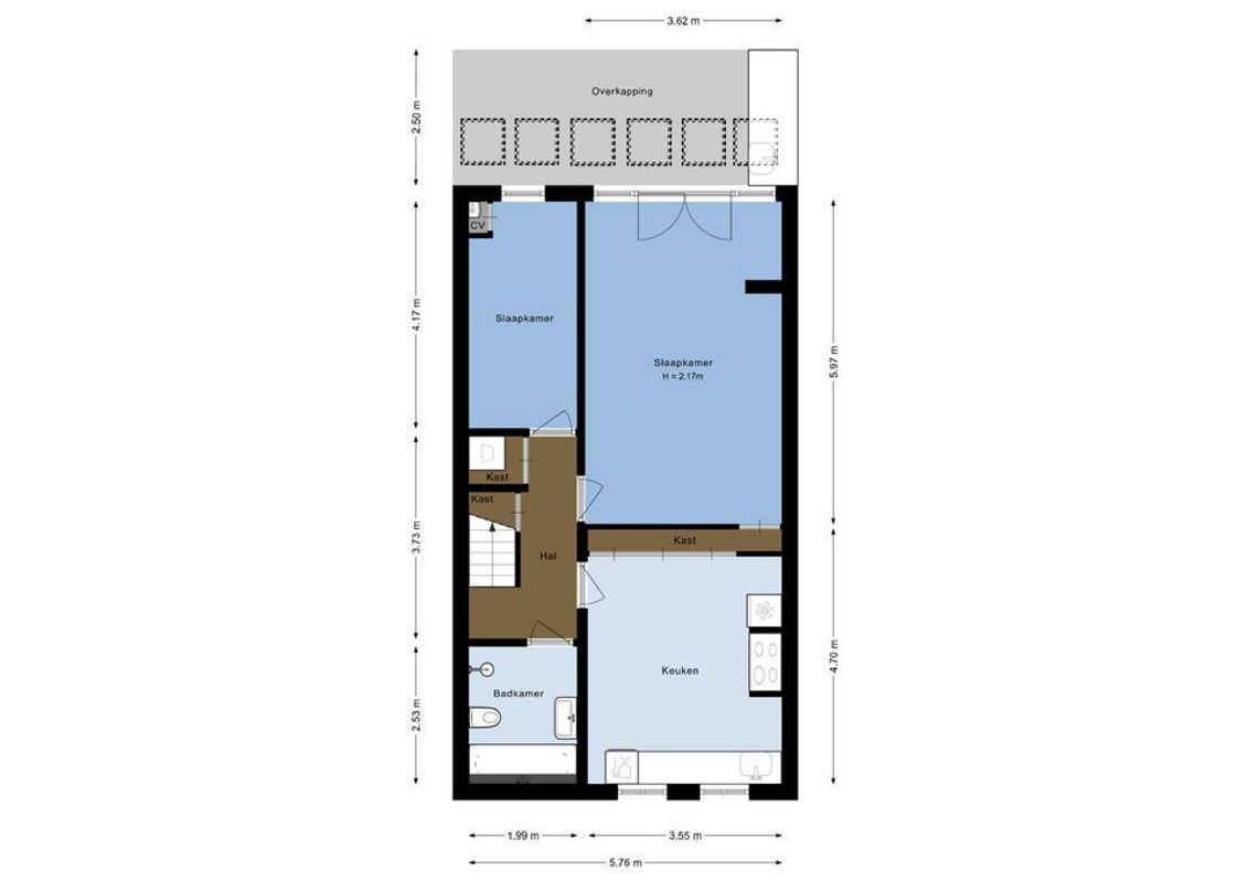 Leidsekade 87 Floorplan Blur 2
