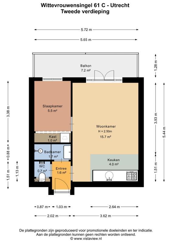 Wittevrouwensingel 61-C Floorplan Blur 0
