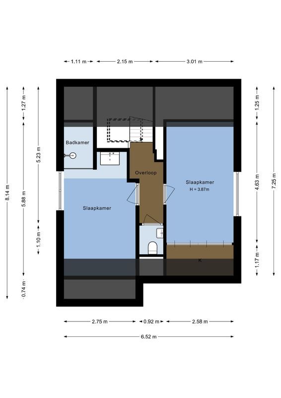 Dorpsstraat 68 Floorplan Blur 1