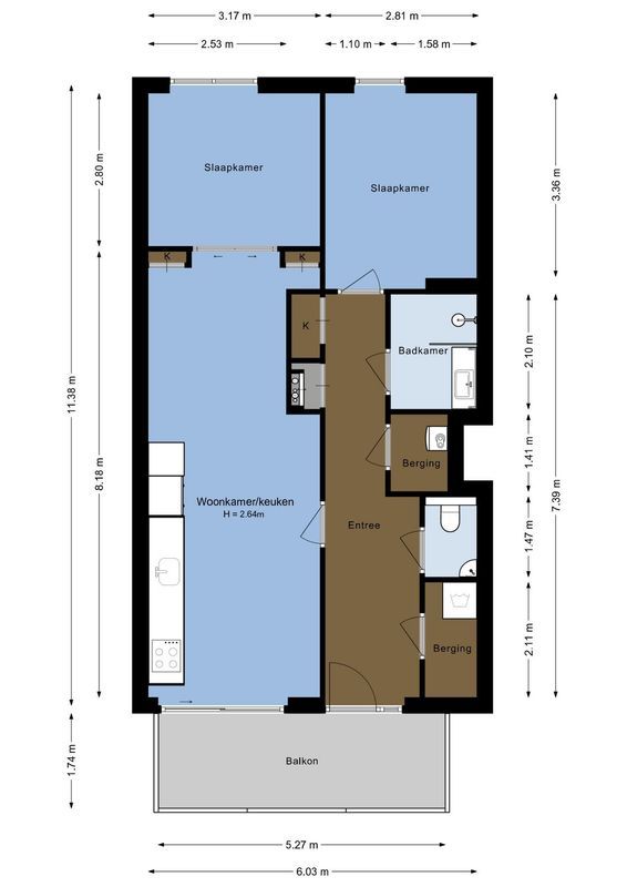 Utrechts Kindercomitéstraat 23 Floorplan Blur 0