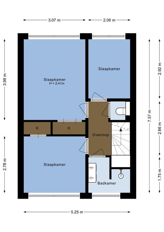 Michiel Adriaanszoon de Ruyterstraat 40 Floorplan Blur 1
