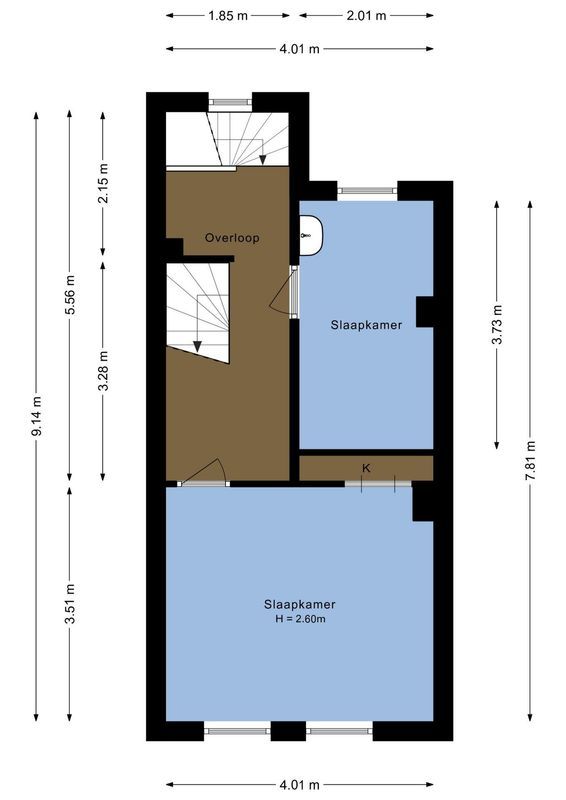 Spieghelstraat 45 Floorplan Blur 1