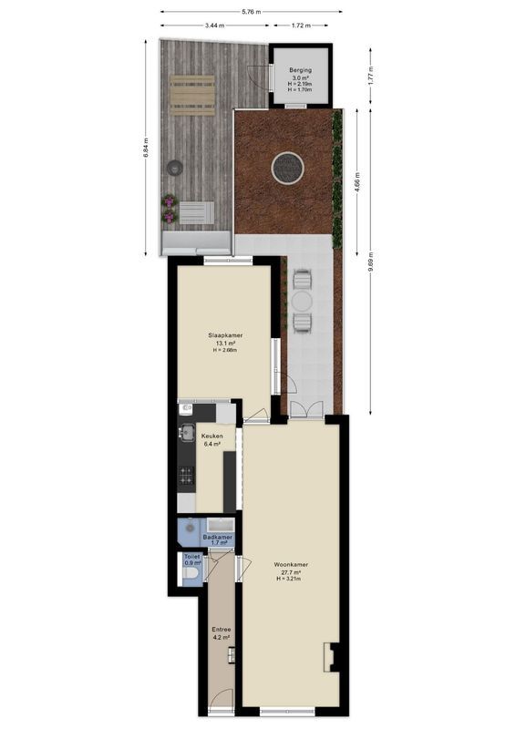 Acaciastraat 9 Floorplan Blur 2