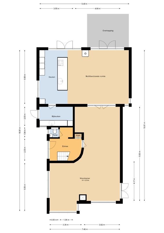 Zandweg 3-a Floorplan Blur 0