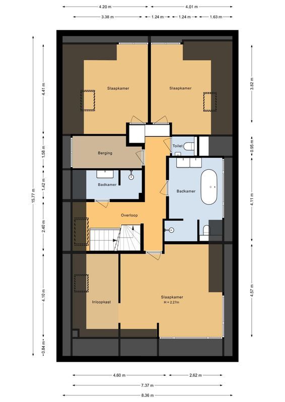 Zandweg 3-a Floorplan Blur 1