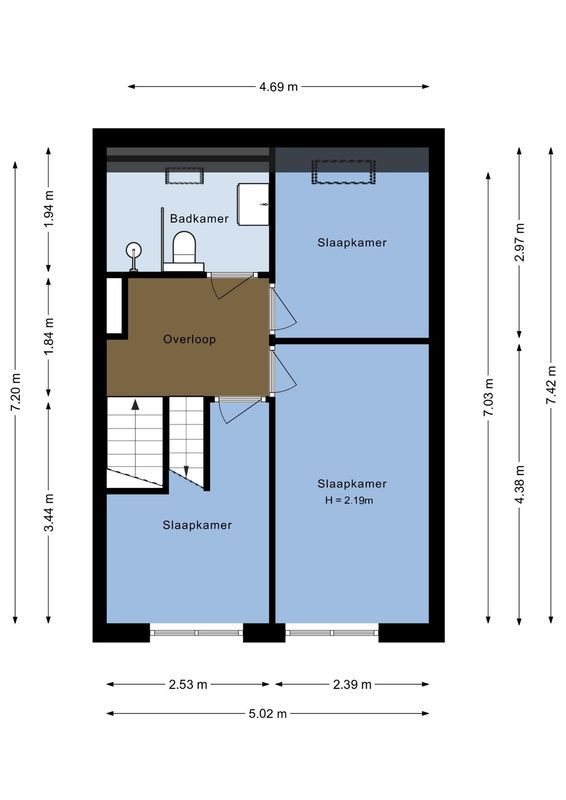 Adelboldstraat 33 Floorplan Blur 1
