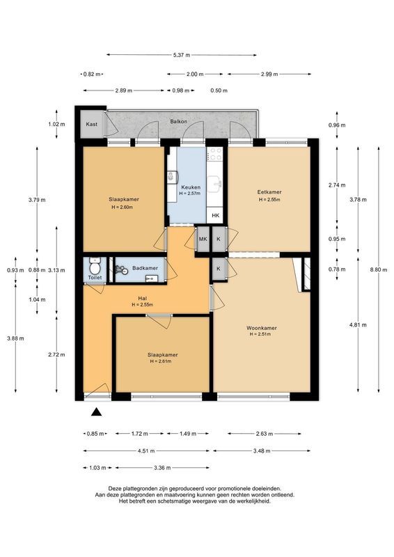 Burgemeester Norbruislaan 456 Floorplan Blur 0