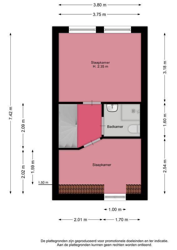 Oudwijkerveldstraat 51 Floorplan Blur 2