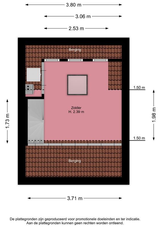 Oudwijkerveldstraat 51 Floorplan Blur 3