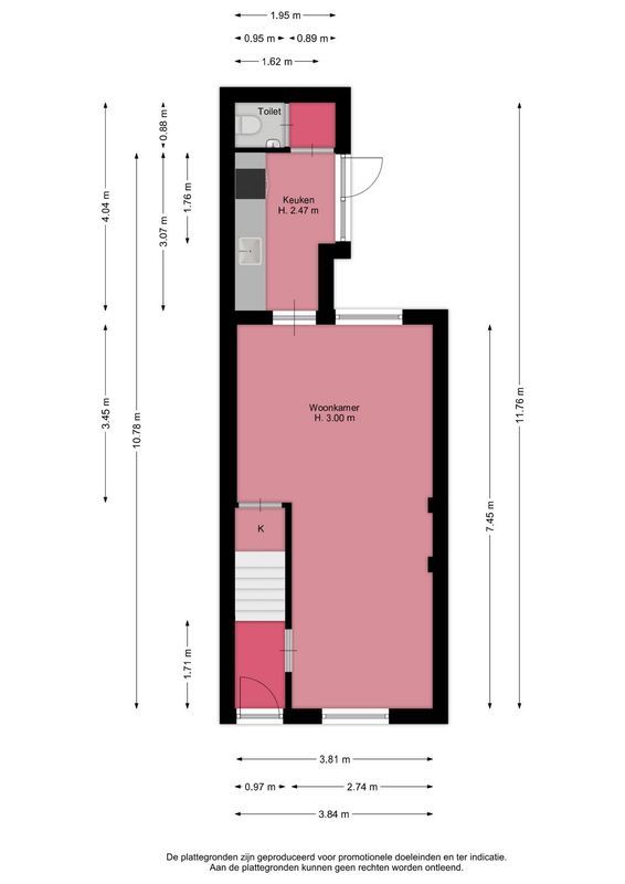 Oudwijkerveldstraat 51 Floorplan Blur 1
