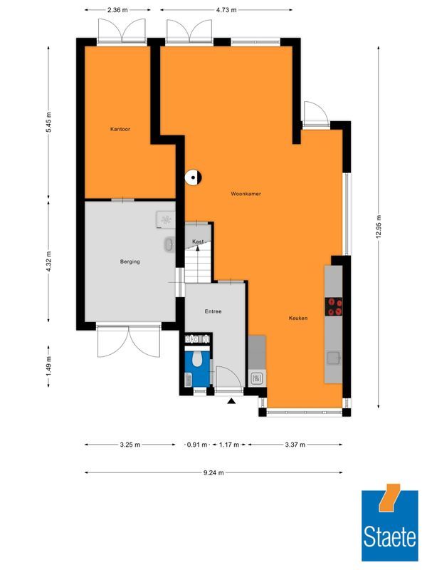 Burgemeester Hoefnagelstraat 17 Floorplan Blur 0