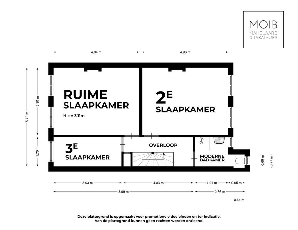 Poortstraat 20 Floorplan Blur 2