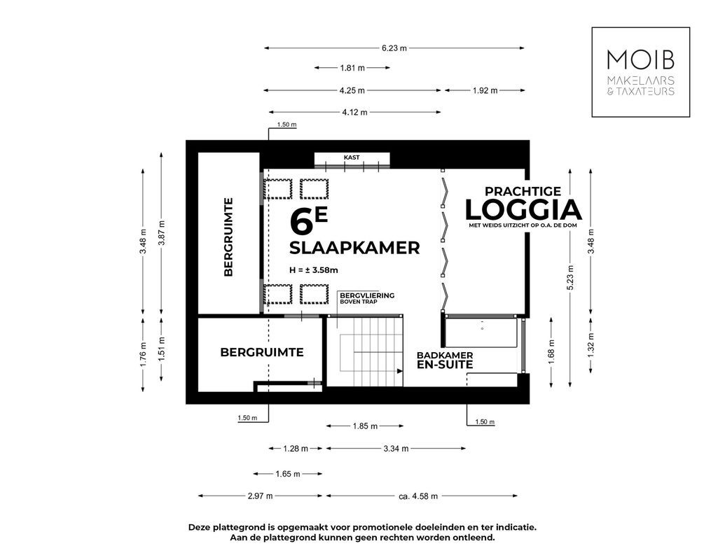Poortstraat 20 Floorplan Blur 4