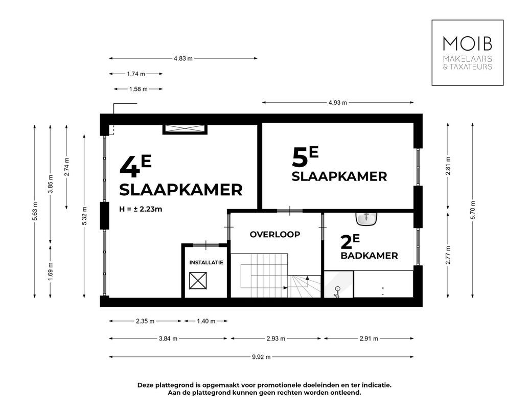 Poortstraat 20 Floorplan Blur 3