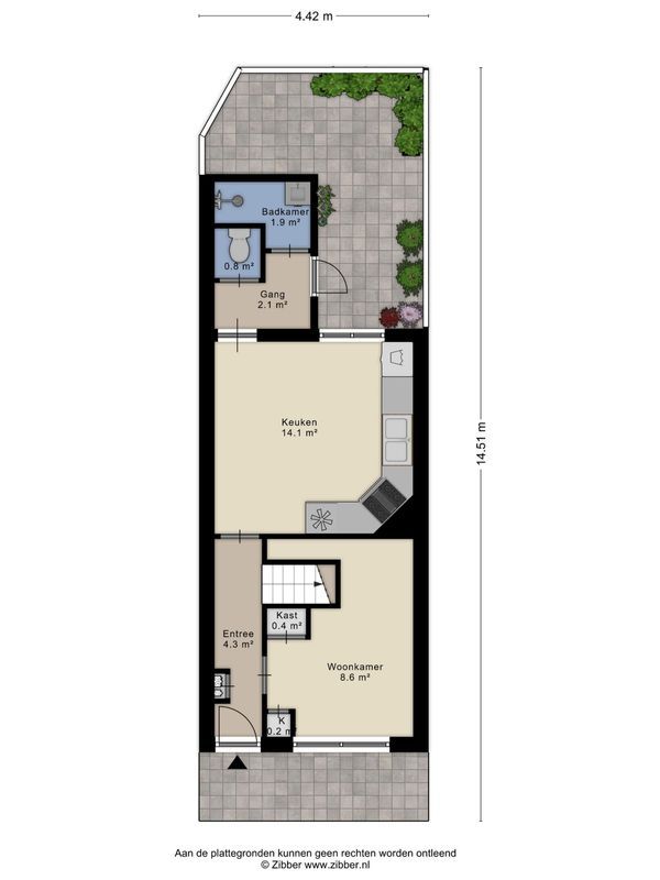 Vlietstraat 13 Floorplan Blur 0