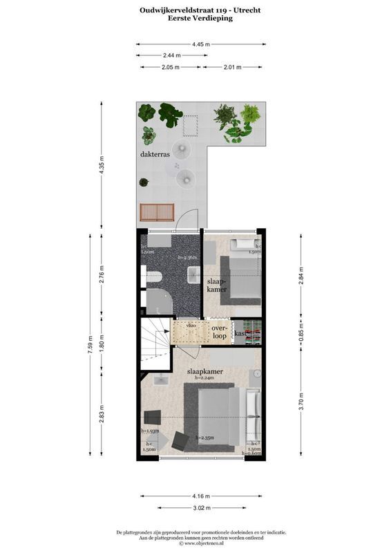 Oudwijkerveldstraat 119 Floorplan Blur 3