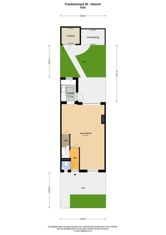 Franklinstraat 26 Floorplan Blur 9
