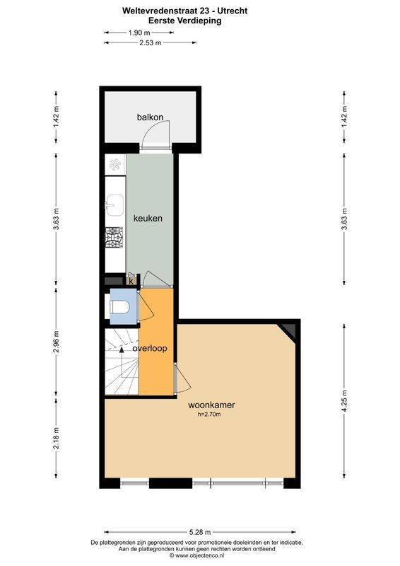 Weltevredenstraat 23 Floorplan Blur 0