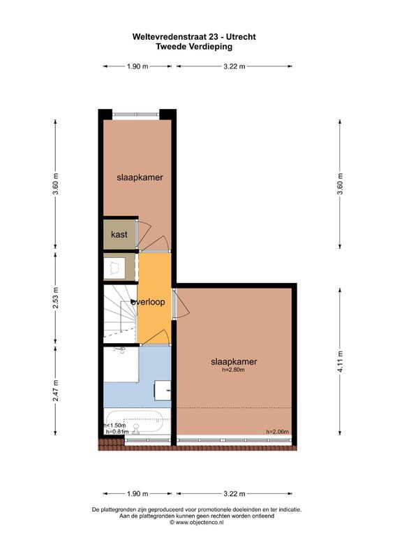 Weltevredenstraat 23 Floorplan Blur 2