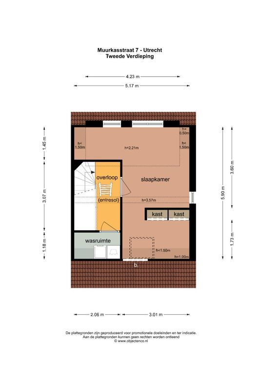 Muurkasstraat 7 Floorplan Blur 2