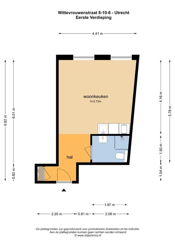 Wittevrouwenstraat 8-G Floorplan Blur 0
