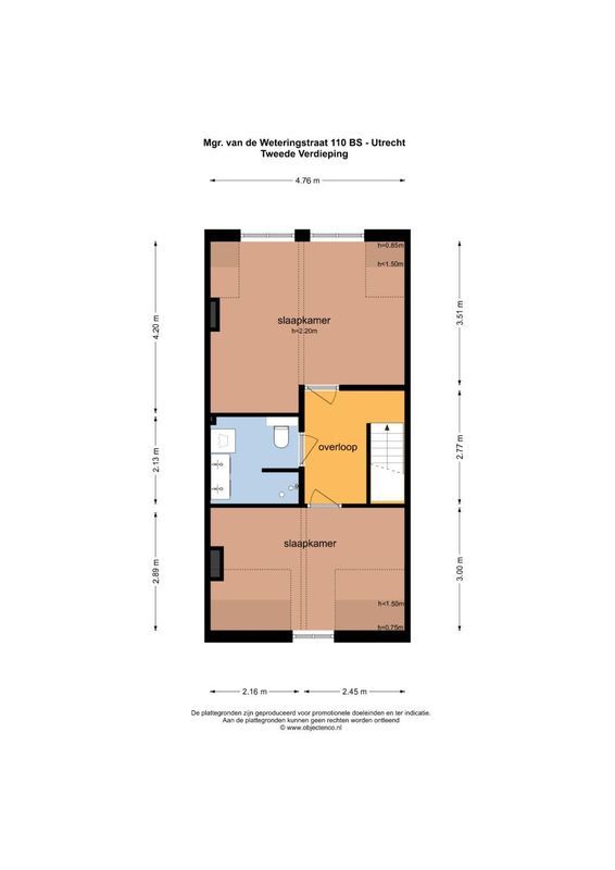Mgr. van de Weteringstraat 110-BS Floorplan Blur 2