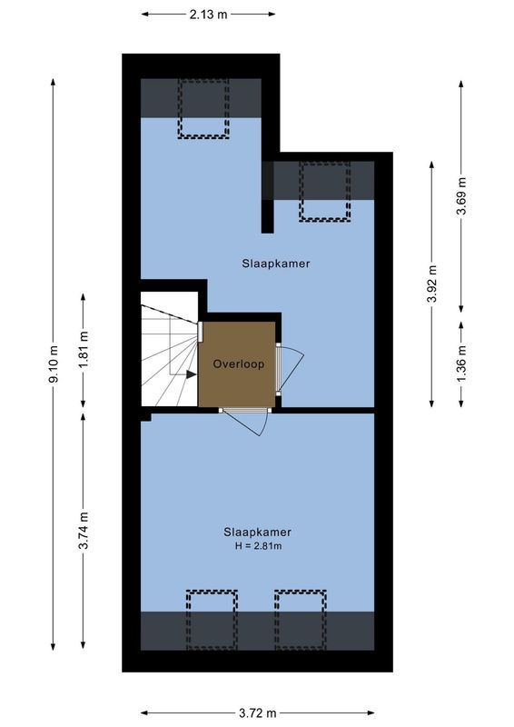Spieghelstraat 5 Floorplan Blur 2