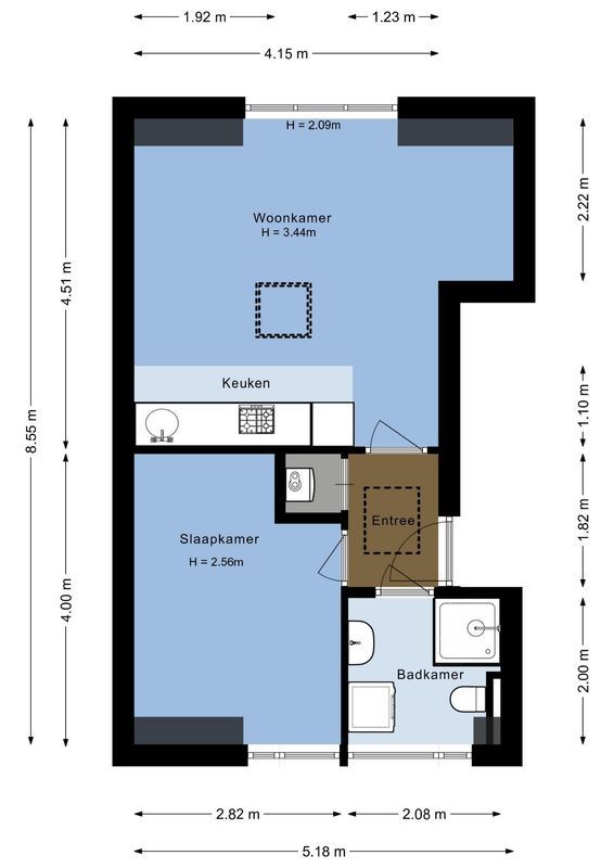 Croeselaan 262-D Floorplan Blur 0