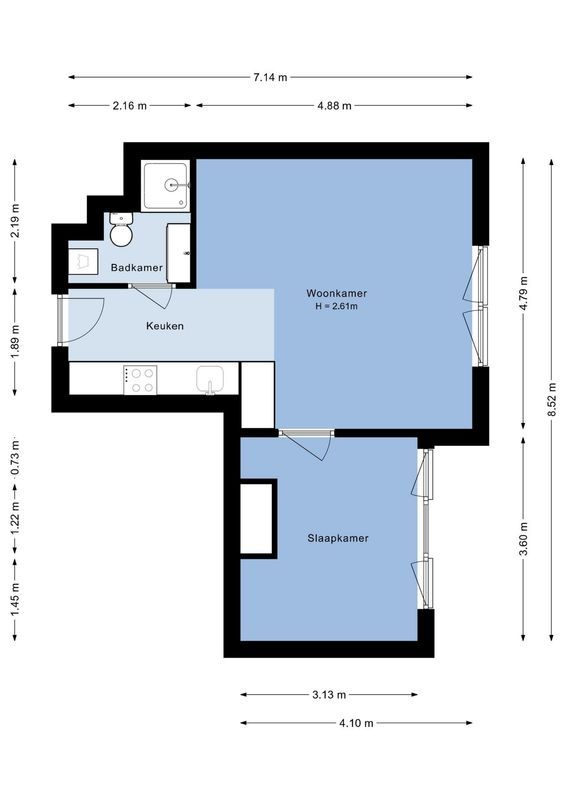 Europaplein 811 Floorplan Blur 0