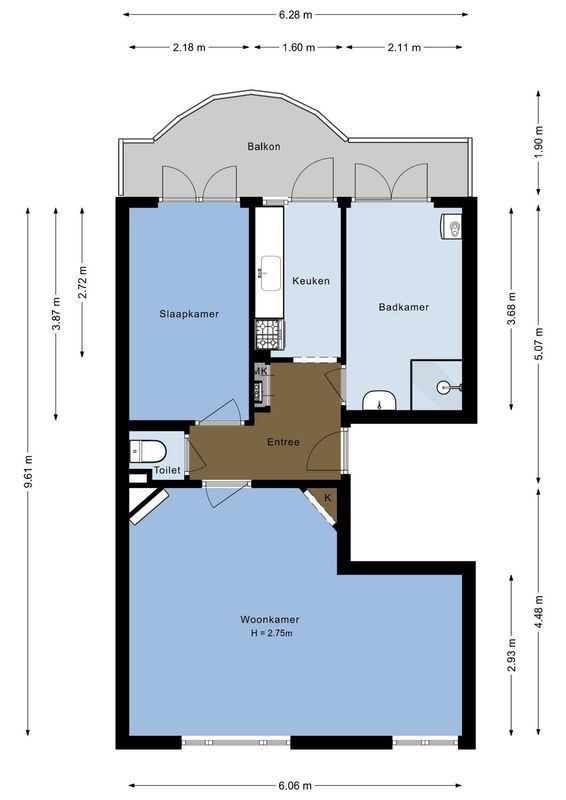 Mijdrechtstraat 6-BS Floorplan Blur 0