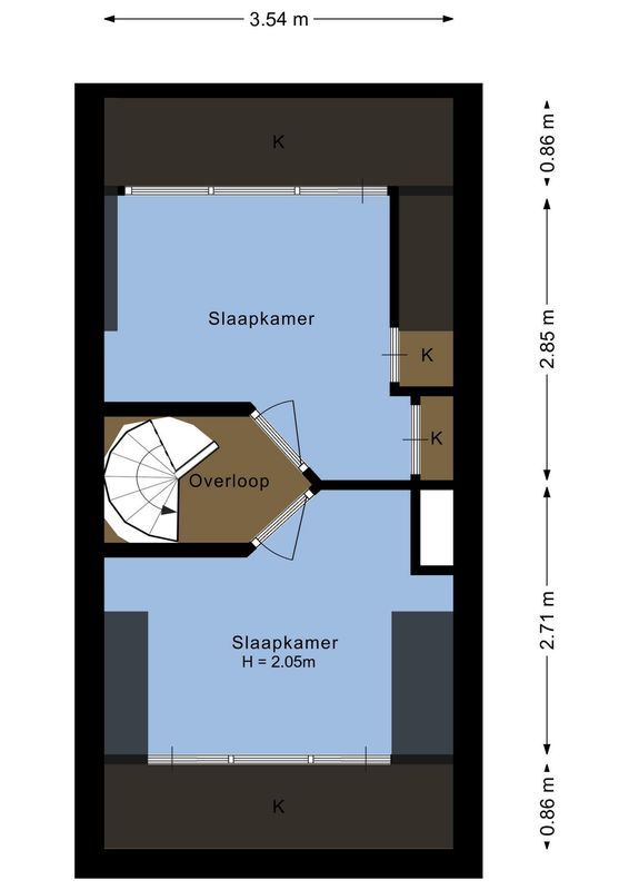 Oudenoord 444 Floorplan Blur 1