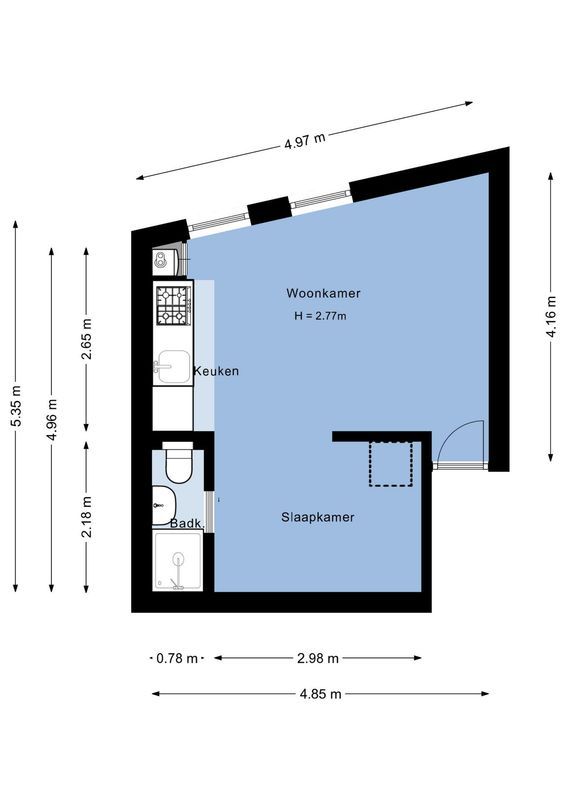 Vleutenseweg 378-C Floorplan Blur 0