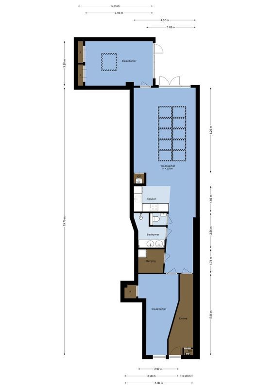 Koekoekstraat 36-A Floorplan Blur 0