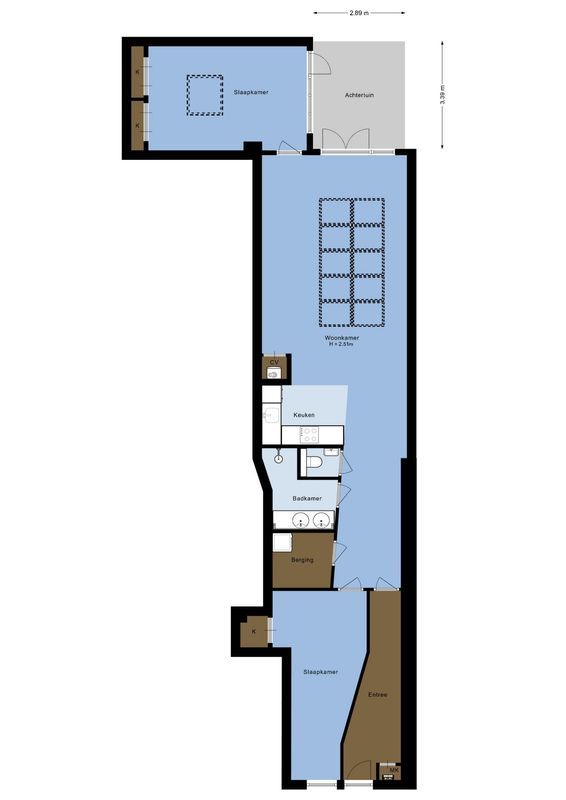 Koekoekstraat 36-A Floorplan Blur 1