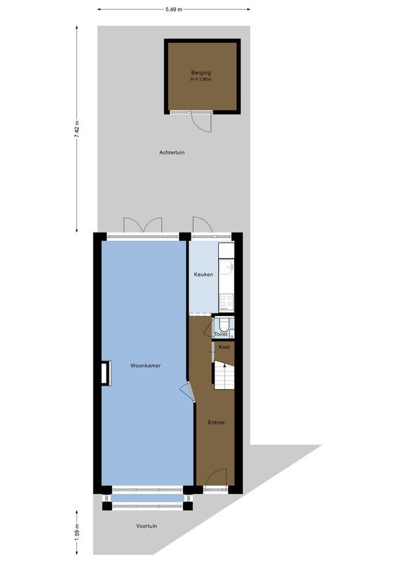 Byronstraat 48 Floorplan Blur 4