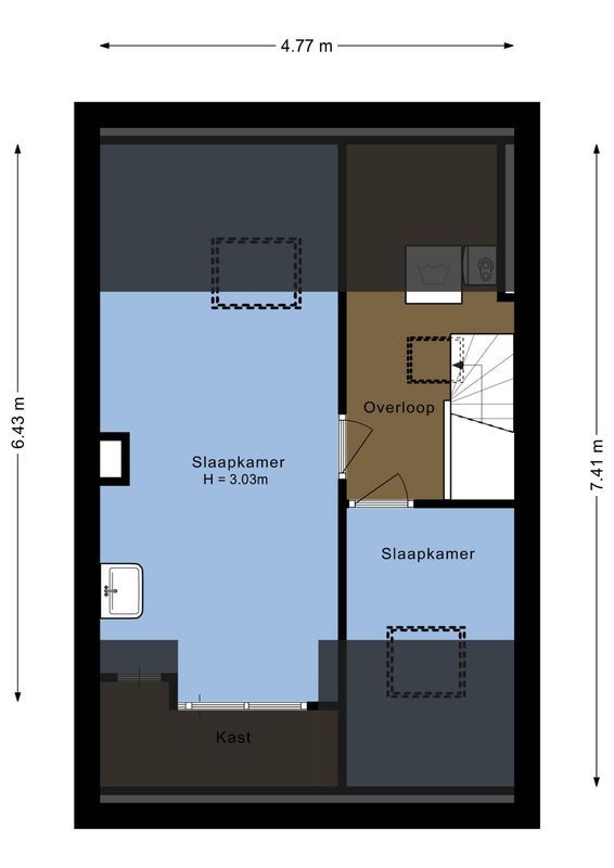 Byronstraat 48 Floorplan Blur 2