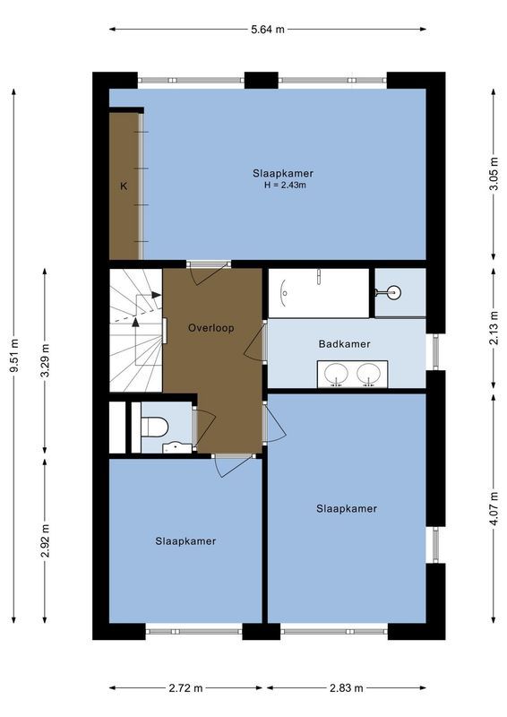 Daniël Stoopendaallaan 22 Floorplan Blur 1