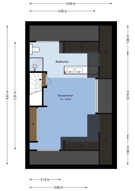 Daniël Stoopendaallaan 22 Floorplan Blur 2