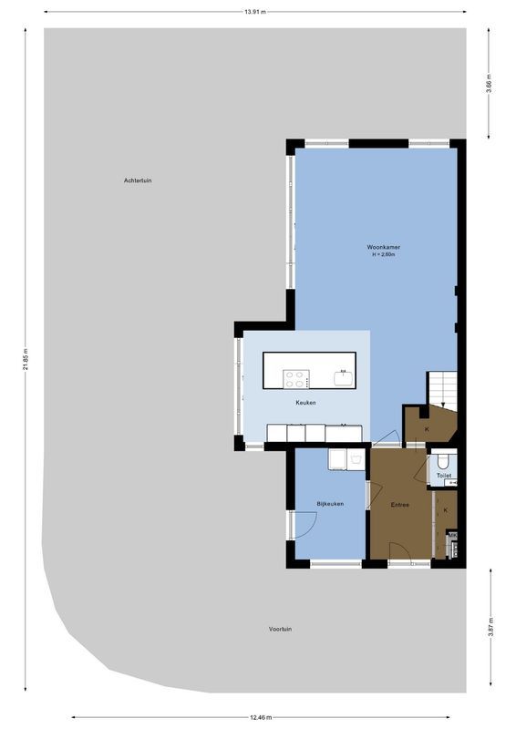 Edmond Audranstraat 249 Floorplan Blur 2